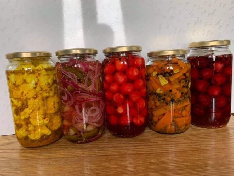 A colourful collection of pickles