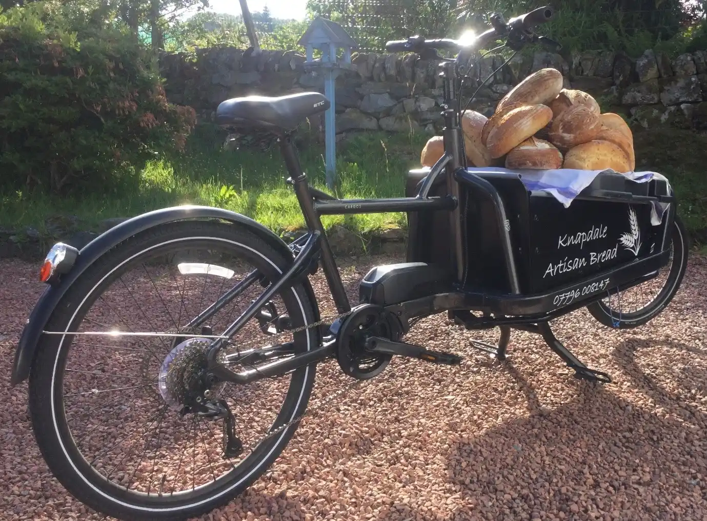 Bread delivered by electric bike