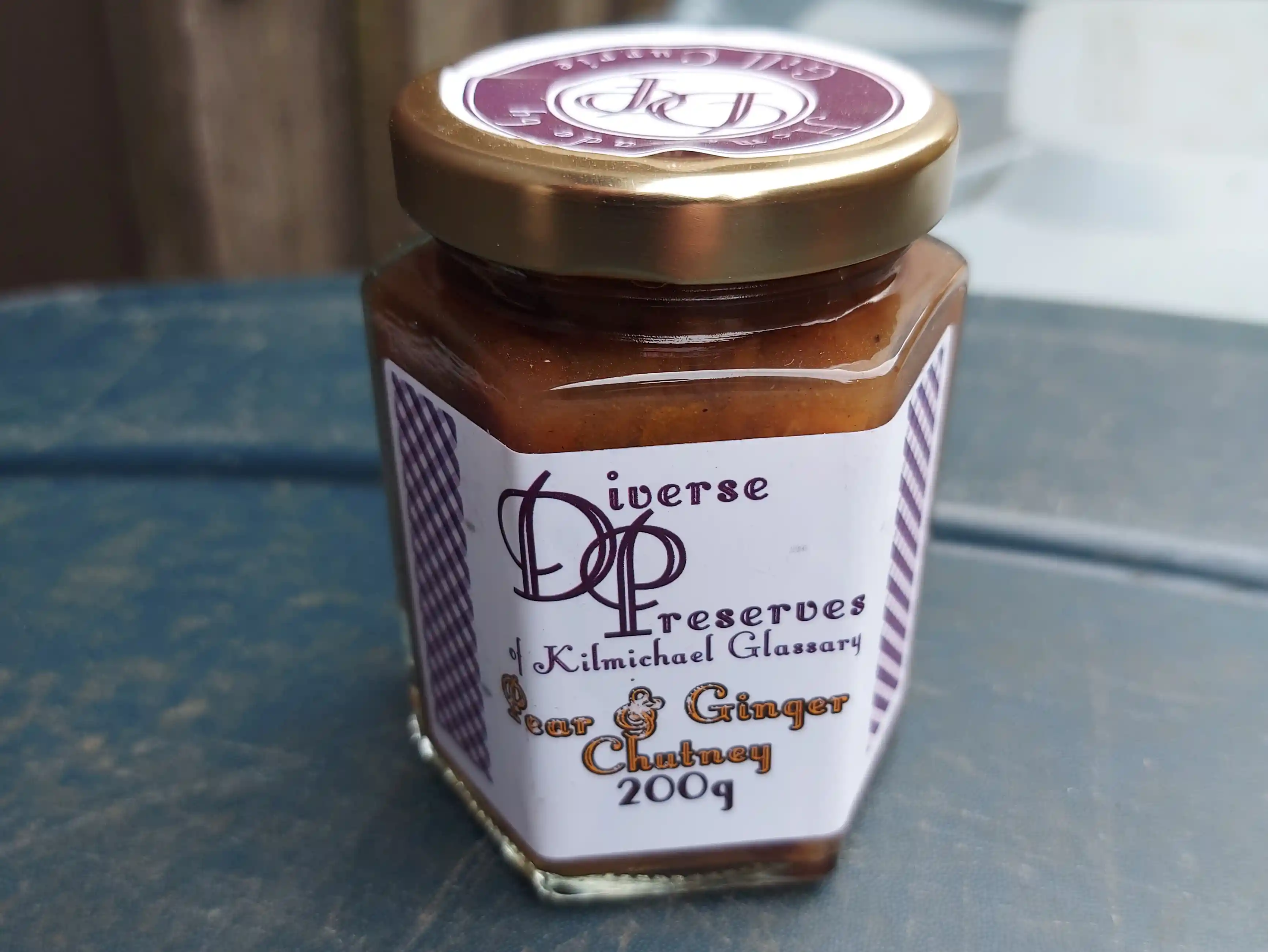 A pear and ginger chutney