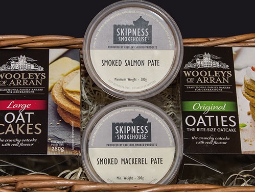 A selection of Skipness Smokehouse pates