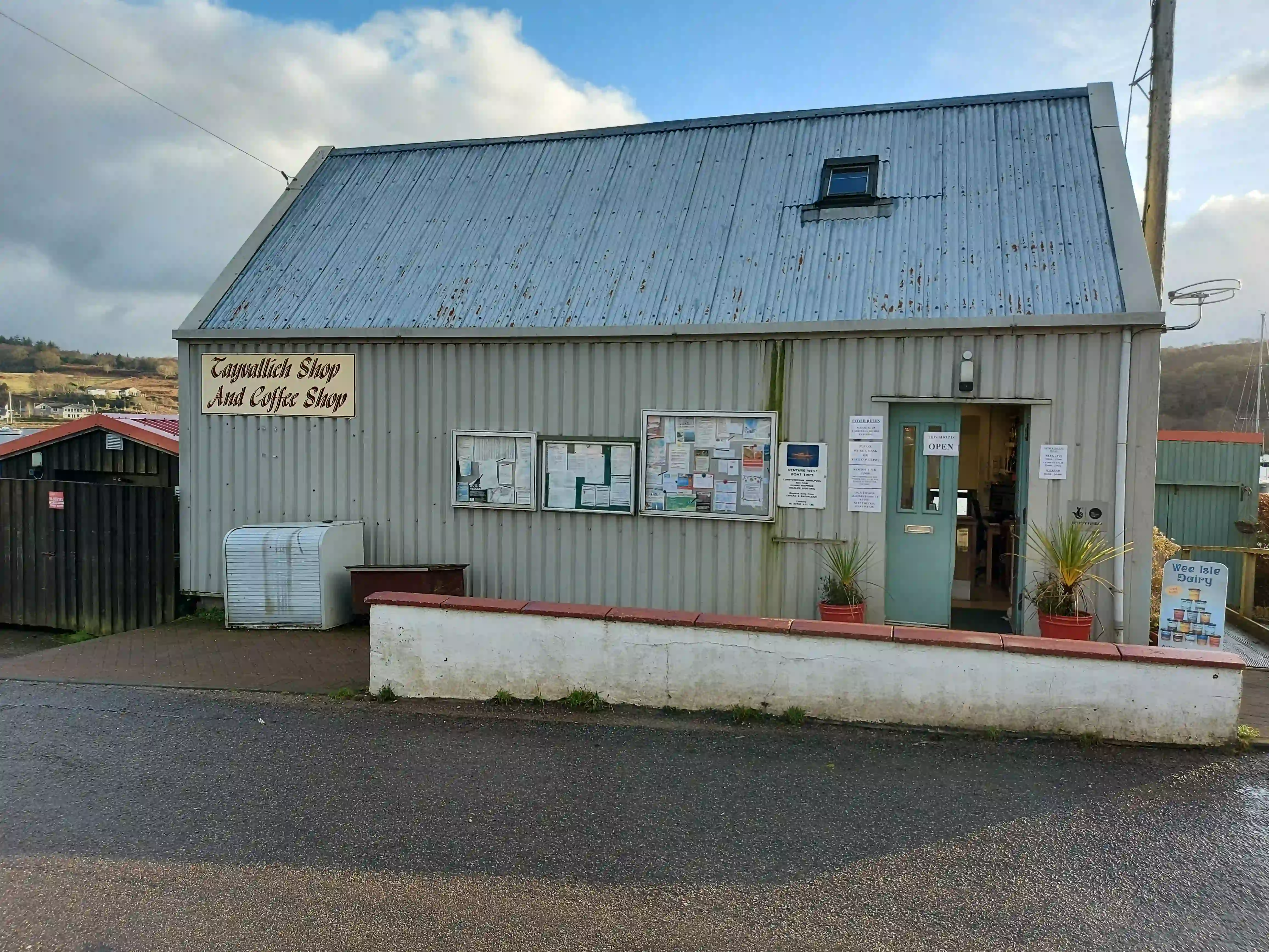 Tayvallich village shop storefront